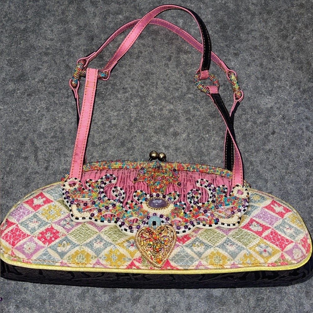 Mary Frances Designer Vintage Intricate Beaded Museum Collection Handbag